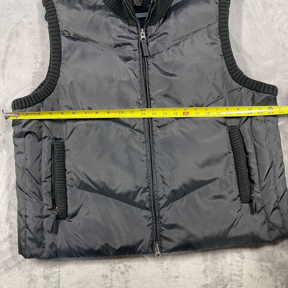 Guide Series Puffer Vest Women's XL Black Quilted Zip Up Sleeveless Down Blend - Picture 4 of 8